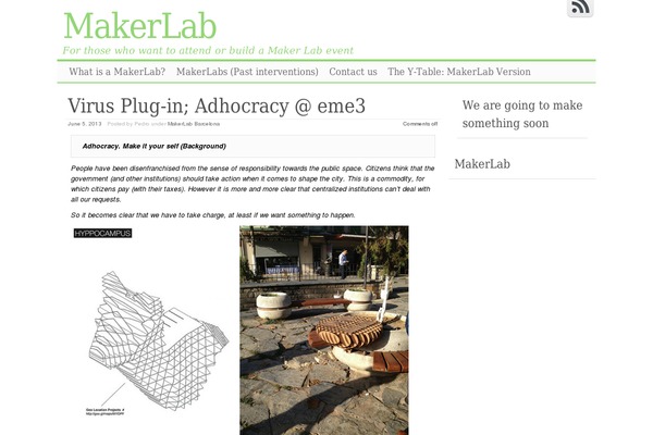 makerlab.info site used Clear Line