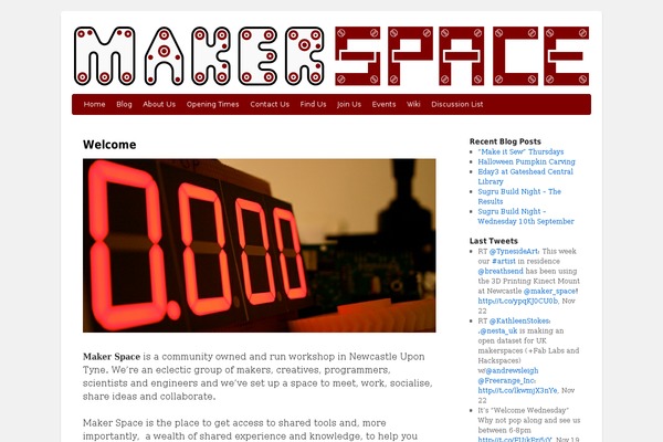 makerspace.org.uk site used Ttmakerspace