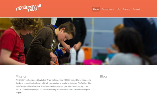 makerspacetrust.org site used Nimble