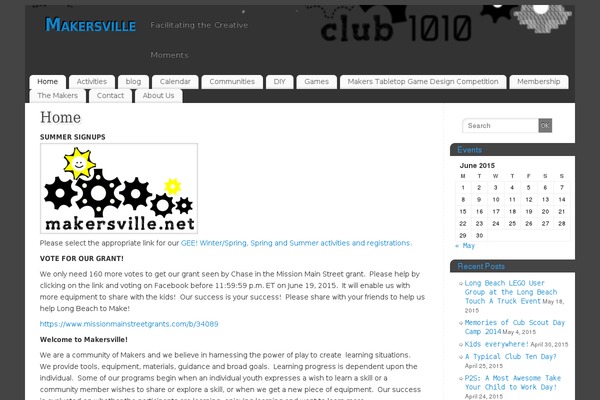 WordPress website example screenshot