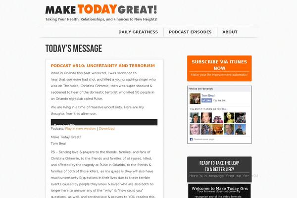 maketodaygreat.com site used Maketodaygreat