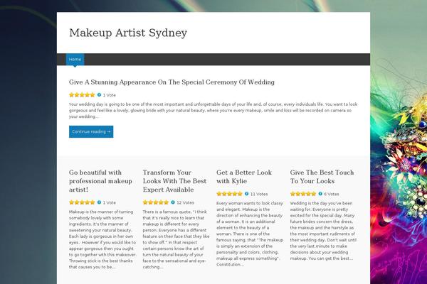 WordPress website example screenshot