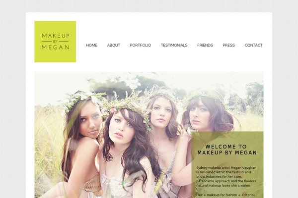 makeupbymegan.com.au site used MakeUp