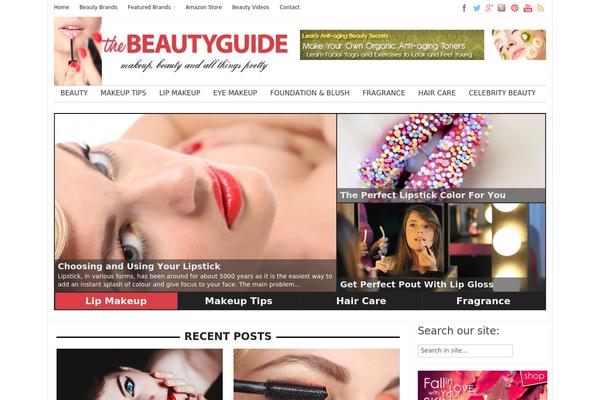 makeupguide.net site used News Board