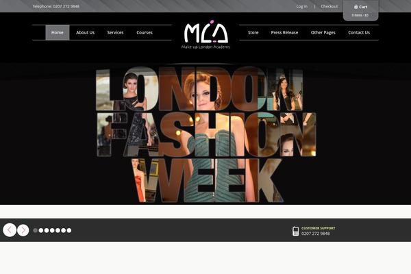 makeuplondonacademy.com site used Beautyfit