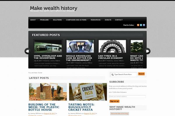 WordPress website example screenshot