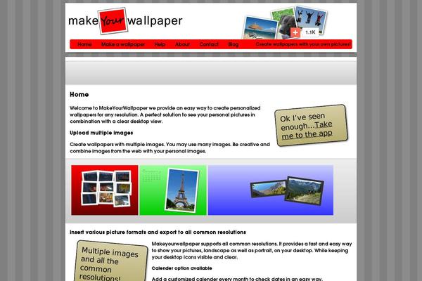 makeyourwallpaper.com site used Makeyourwallpaper