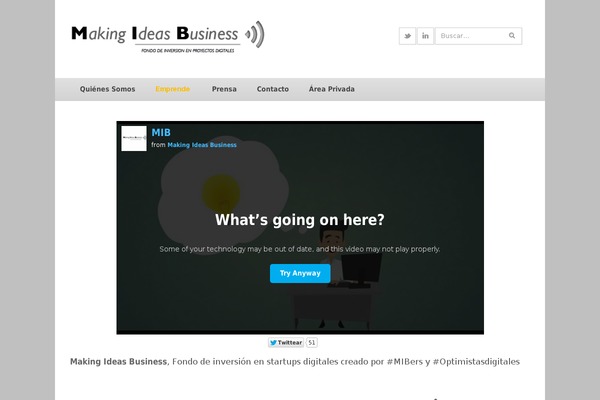 makingideasbusiness.com site used Backbone