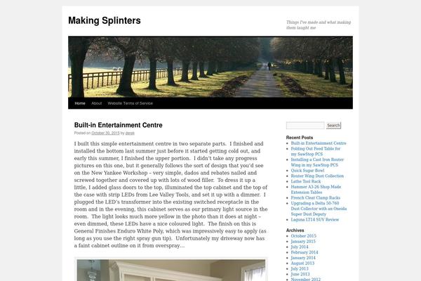 Site using Fancy Gallery plugin