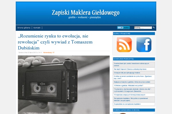 maklerblog.pl site used Netromag