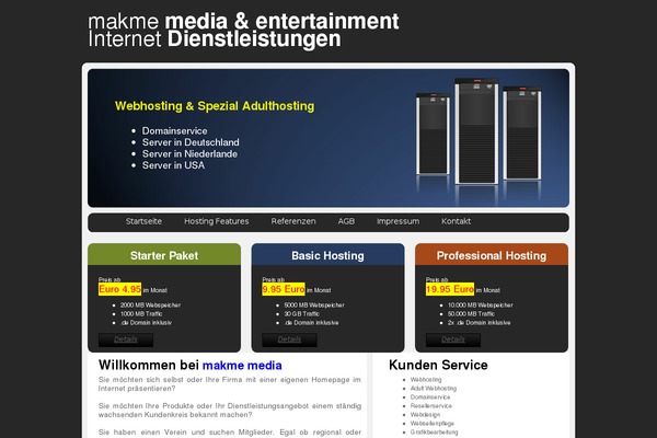 makme.de site used Parktheme