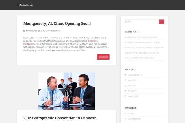 WordPress website example screenshot