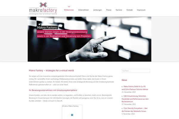 WordPress website example screenshot