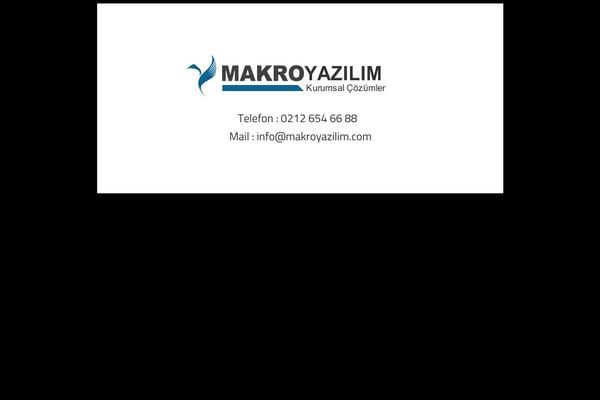 makroyazilim.com site used Makroyazilim