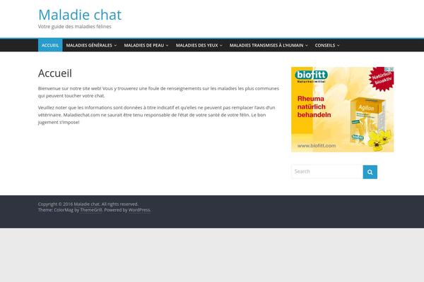 ColorMag theme site design template sample