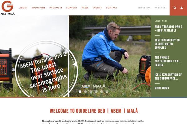 WordPress website example screenshot