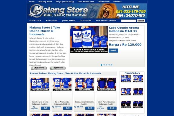 malangstore.com site used Virtamart-v2