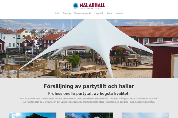 malarhall.se site used Sparrow