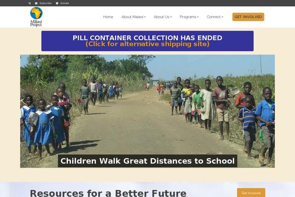 malawiproject.org site used Malawi-pinnacle