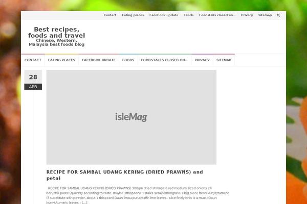 Islemag theme site design template sample