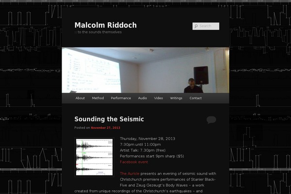 malcolmriddoch.com site used Malcolmriddoch