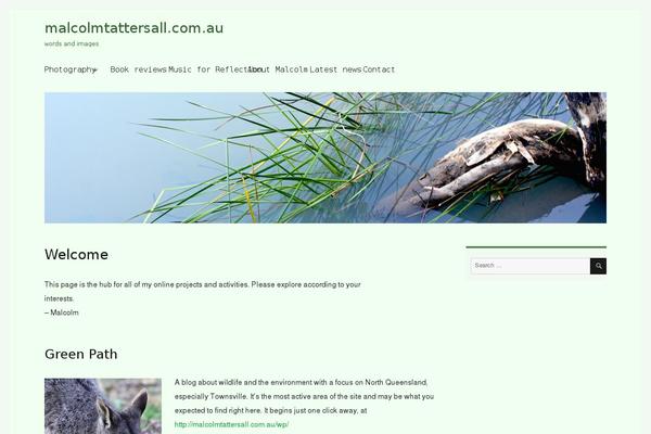 malcolmtattersall.com.au site used Twenty-sixteen-green-path
