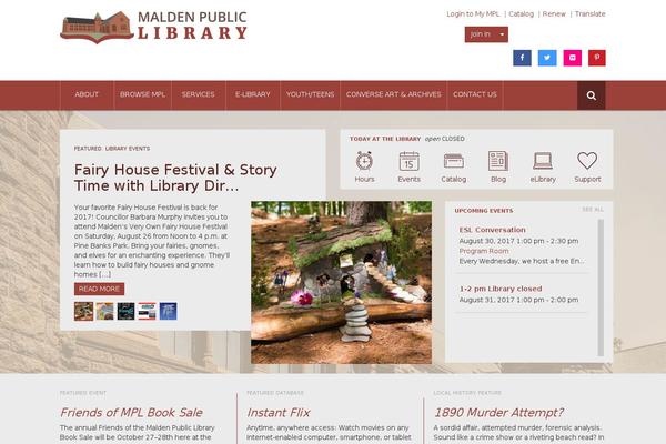 maldenpubliclibrary.org site used Malden-library