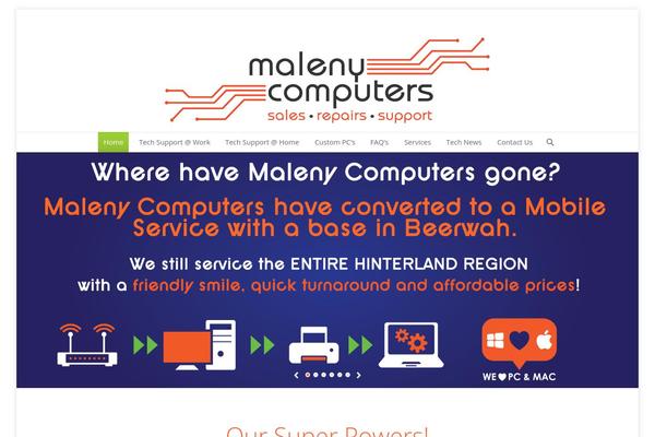 WordPress website example screenshot