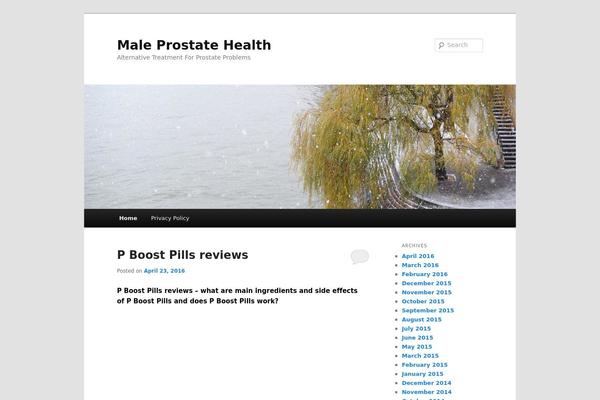 maleprostatehealth.com site used Uvctheme