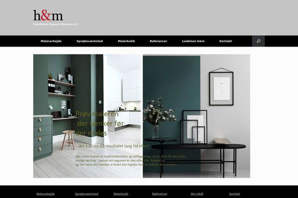 Vantage theme site design template sample