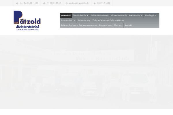 Renovate-child theme site design template sample