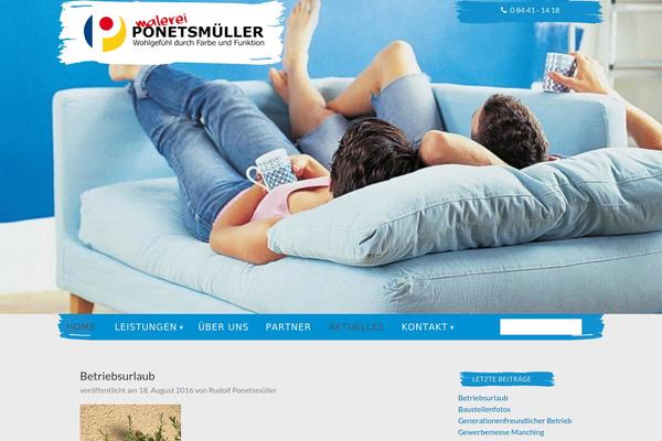 malerei-ponetsmueller.de site used Custom-code