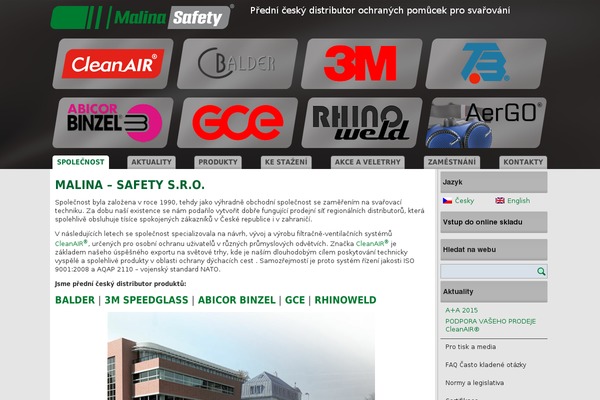 malina-safety.cz site used Ms_v2