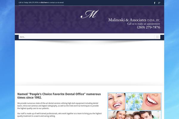 Avada theme site design template sample