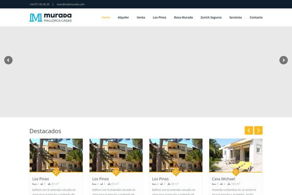 WP Residence theme site design template sample