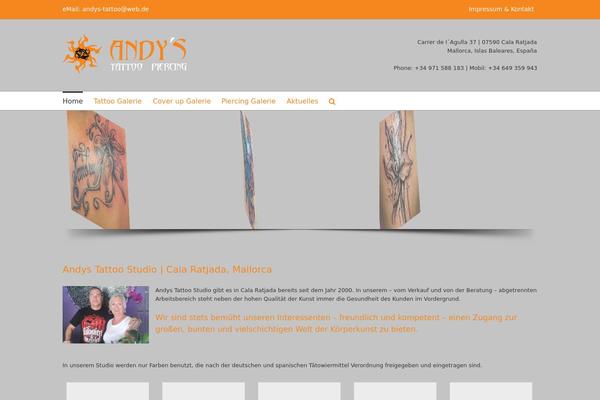WordPress website example screenshot