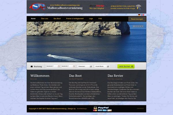 mallorcabootsvermietung.com site used Sharkwebdesign.com