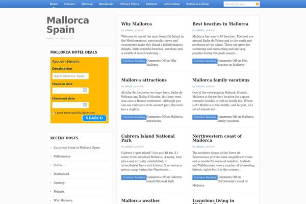 mallorcamallorca.com site used Smartblog_v1.0.1