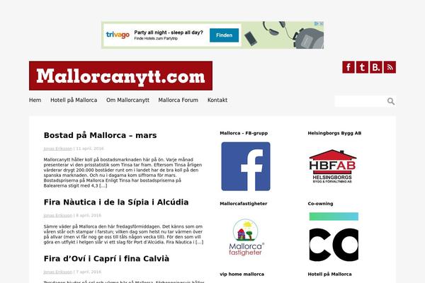 mallorca theme websites examples