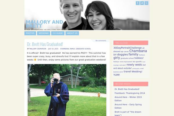 Parabola theme site design template sample