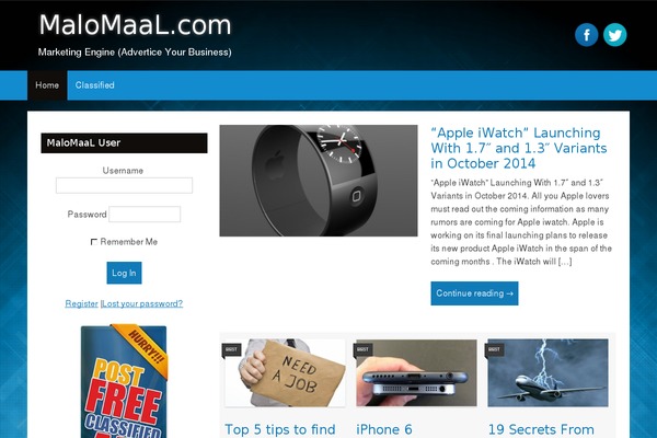 malomaal.com site used Atua