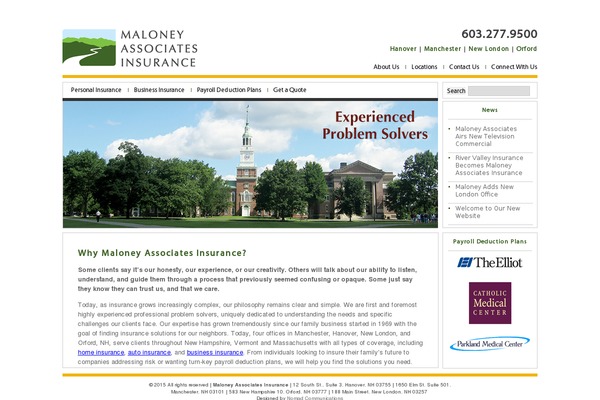 maloneyassoc.com site used Maloney
