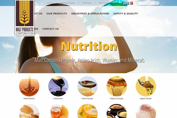 maltproducts.com site used Malt