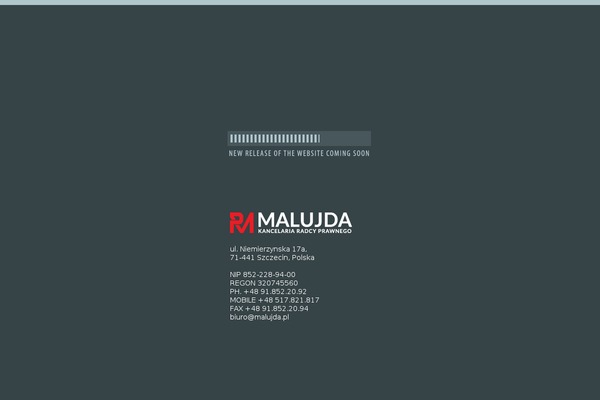 malujda.pl site used Malujda