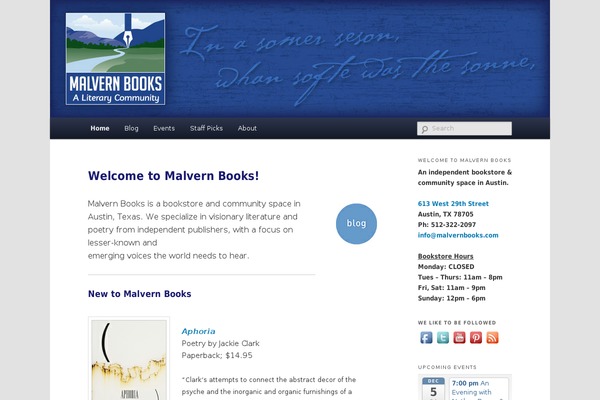 malvernbooks.com site used Twentyeleven-child