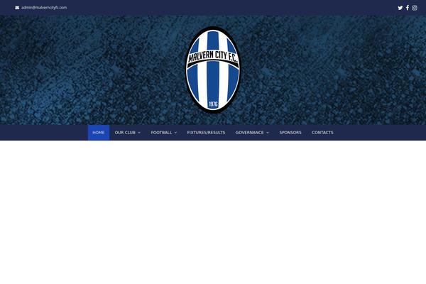 Total theme site design template sample