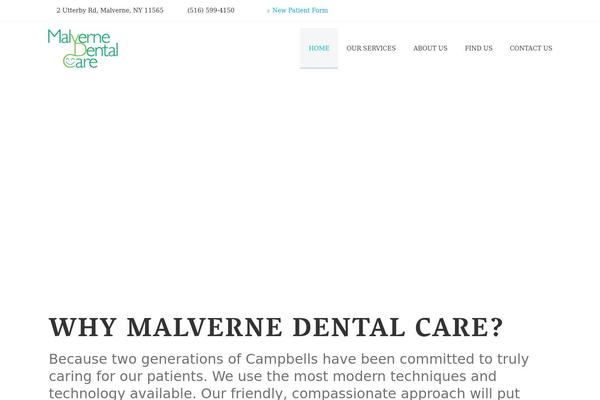 WordPress website example screenshot