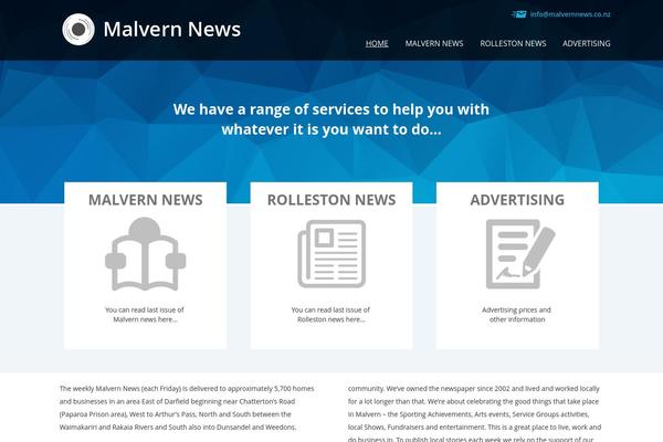 malvernnews.co.nz site used Malvern