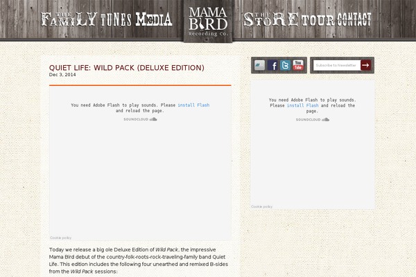 mamabirdrecordingco.com site used Newbird