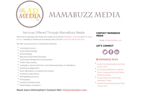 WordPress website example screenshot